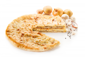 Фирменный пирог с нежными грибами и картофелем