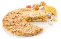 Пирог с осетинским сыром, грибами, картошкой «Козо-картофджин»
